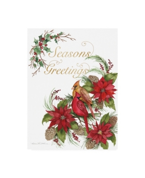 Trademark Global Kathleen Parr Mckenna Holiday Happiness Vi Greetings Canvas Art In Multi