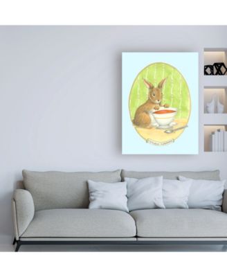 Trademark Global Virginia A. Roper Unexpected Guests I Childrens Art Canvas Art - 19.5" x 26"