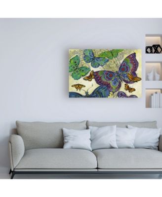 Trademark Global David Galchutt Flutter Flock Canvas Art - 27" x 33.5"