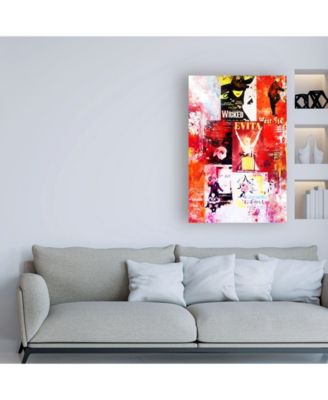 Trademark Global Philippe Hugonnard NYC Watercolor Collection - Broadway Shows II Canvas Art - 36.5" x 48"