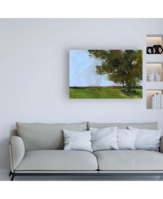 Trademark Global Paul Baile Autumn Oak and Empty Fields Canvas Art - 36.5" x 48"