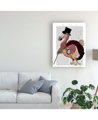 Trademark Global Fab Funky Dapper Dodo Canvas Art - 15.5" x 21"