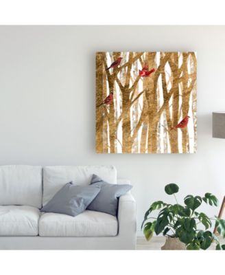 Studio W Red Bird Christmas I Canvas Art - 15.5" x 21"