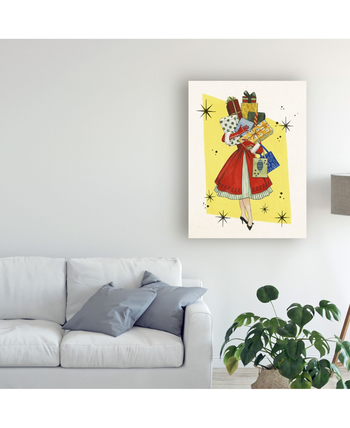 Grace Popp Vintage Christmas Ii Canvas Art - 19.5" x 26"