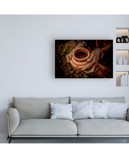 Trademark Global Dan Ballard Pottery Making Canvas Art 27 X