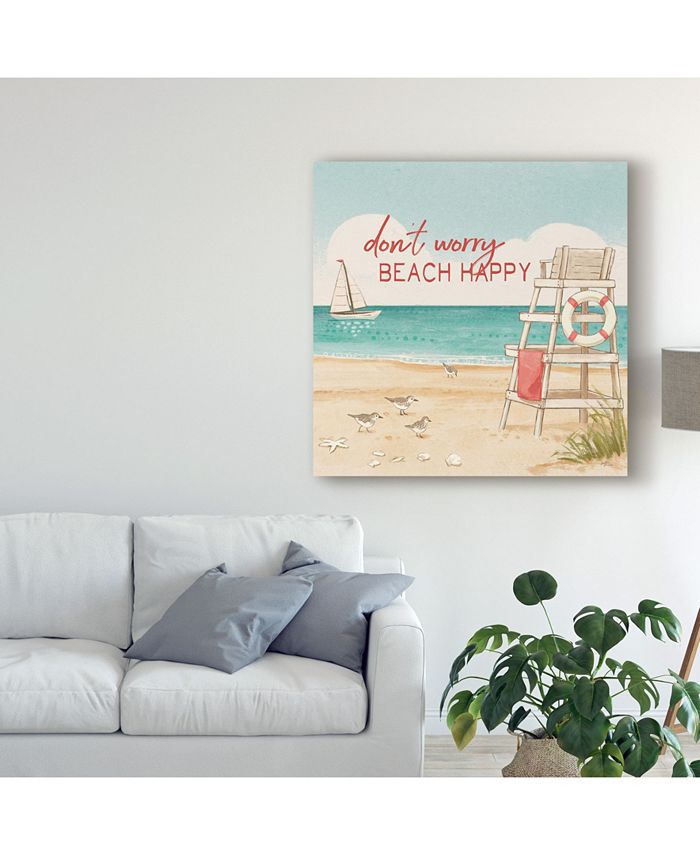 Trademark Global Janelle Penner Beach Time III Canvas Art - 15