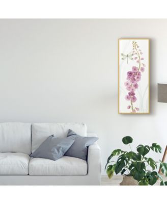 Lisa Audit Rainbow Seeds Flowers VII Dragonfly Canvas Art - 15" x 20"