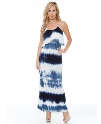 overlay maxi dress