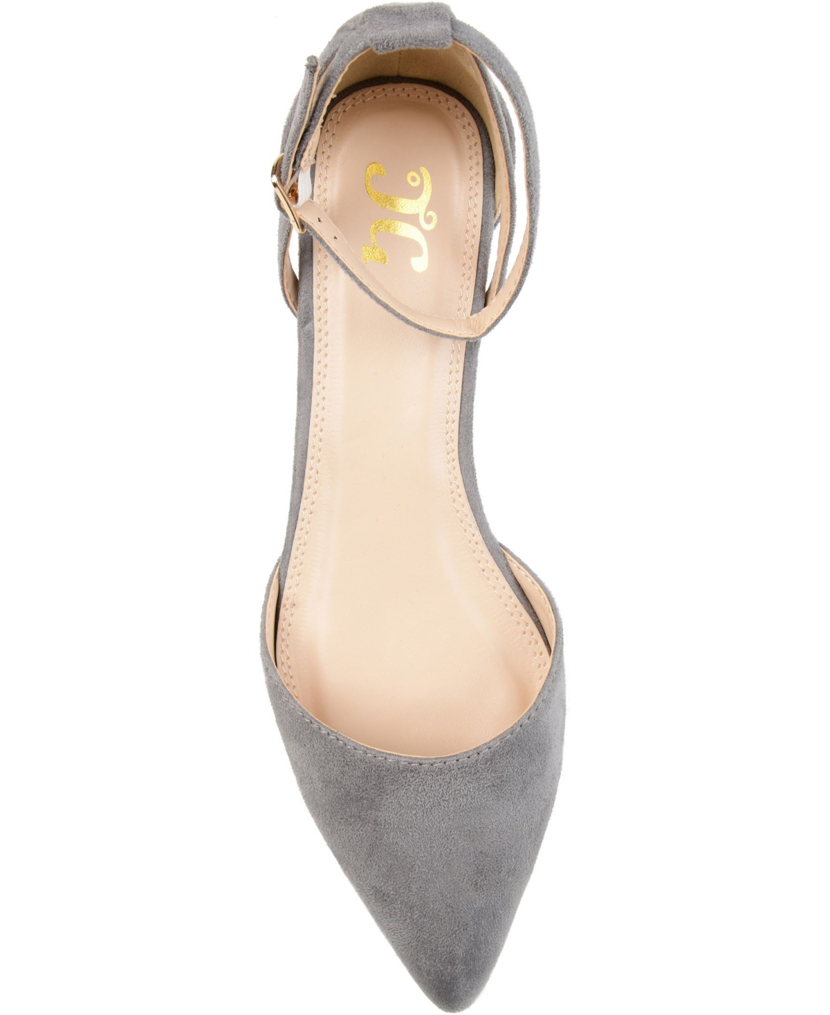 Journee Collection Women's Arkie Pointed Toe Ankle Strap Wedges