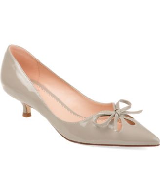 Women's Lutana Pointed Toe Kitten Heel Pumps