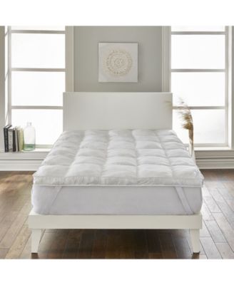Rio Home Fashions Loftworks Super Loft 3 Down Alternative Mattress Topper Fiber Bed With Anchor Bands Collection In White