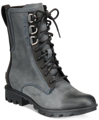 sorel women's phoenix lace up boots