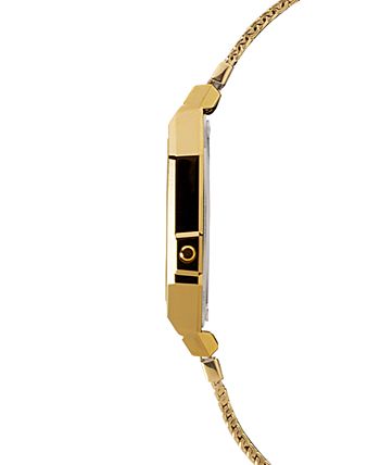 Casio - Unisex Gold-Tone Stainless Steel Mesh Bracelet Watch 35.5mm