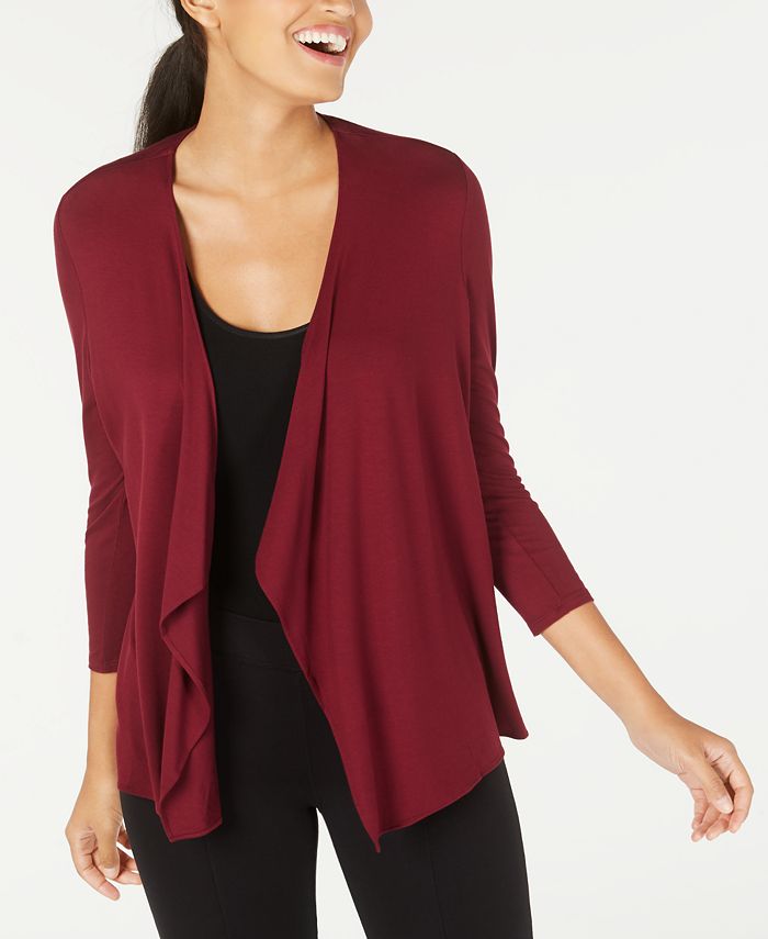 Alfani Open Stitch Kimono Cardigan