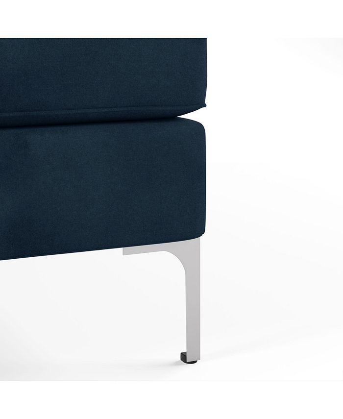 Novogratz Collection NovoGratz Chapman Velvet Sectional Sofa with