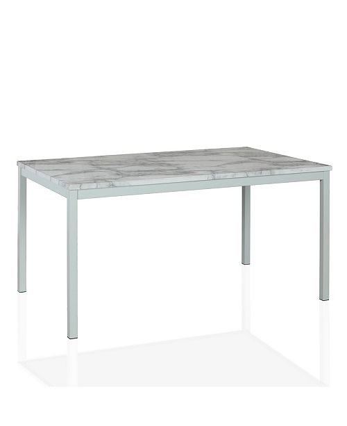 Cosmoliving Cosmo Living Greta 60 Faux Marble Top Dining Table Reviews Furniture Macy S