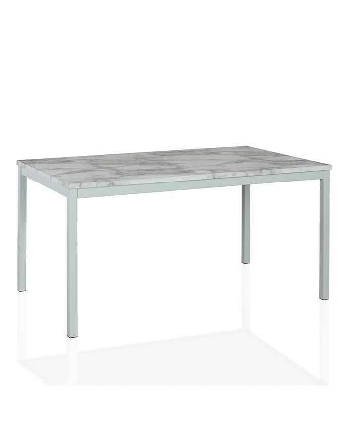 CosmoLiving Cosmo living Greta 60" Faux Marble Top Dining Table Macy's