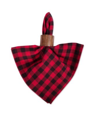 Logger Check Napkin, Set of 6