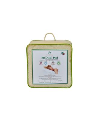 Sleep & Beyond Mydual Washable and Reversible Wool Mattress Pad, Crib