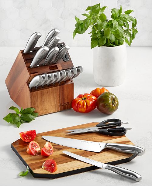 Chicago Cutlery Insignia 18-Pc. Cutlery Block Set ...