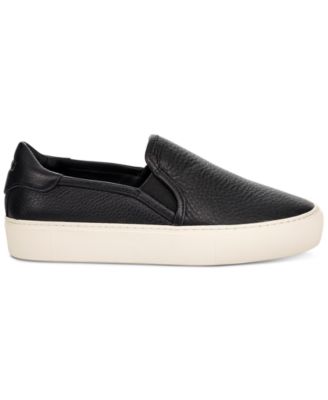 leather slip on tennis shoes