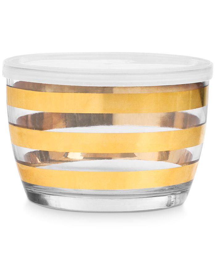 Martha Stewart Collection Small Glass Food Storage Containers with Lids