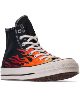 fire converse shoes