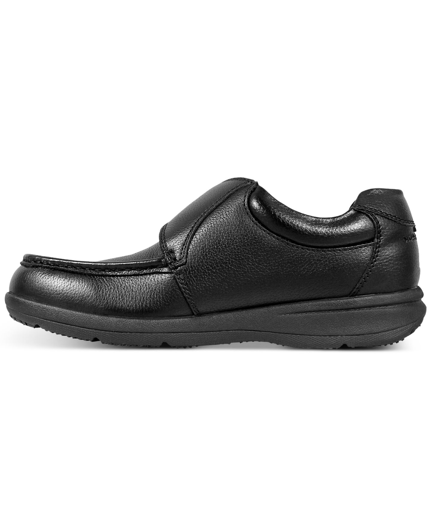 Мужские туфли Nunn Bush Cam-Strap Moc-Toe Lightweight, цвет: Чёрный — фото 7
