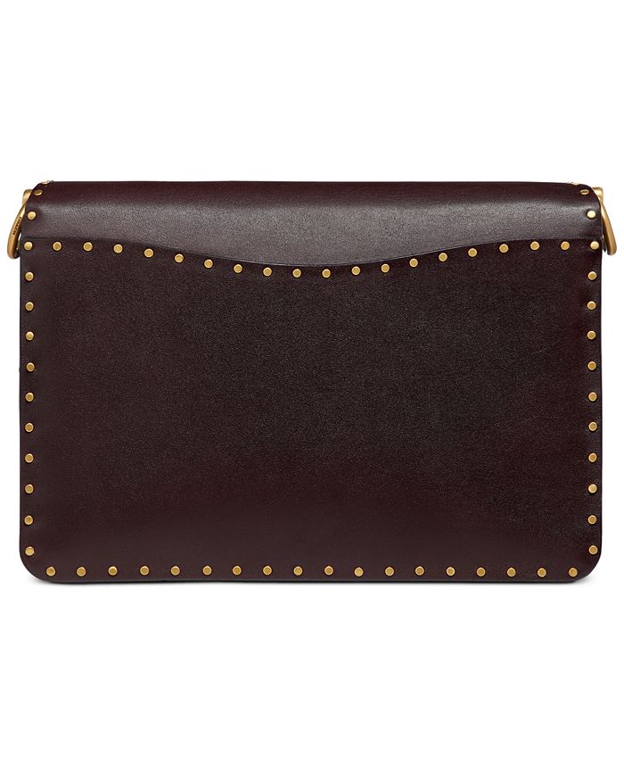COACH Mixed Leather Dreamer Shoulder Bag Macy s