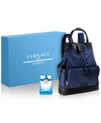 macy's versace cologne backpack