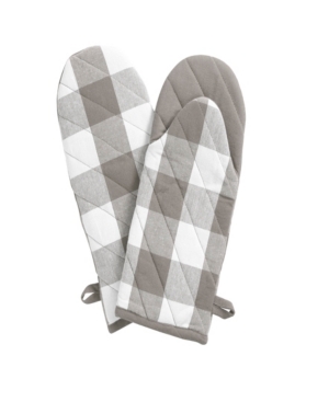 Elrene Farmhouse Living Buffalo Check Oven Mitt Pair