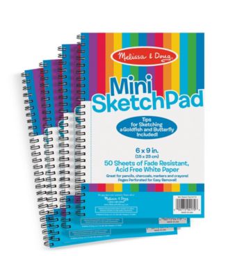 Melissa and Doug - Mini-Sketch Pad Bundle 4 Pack