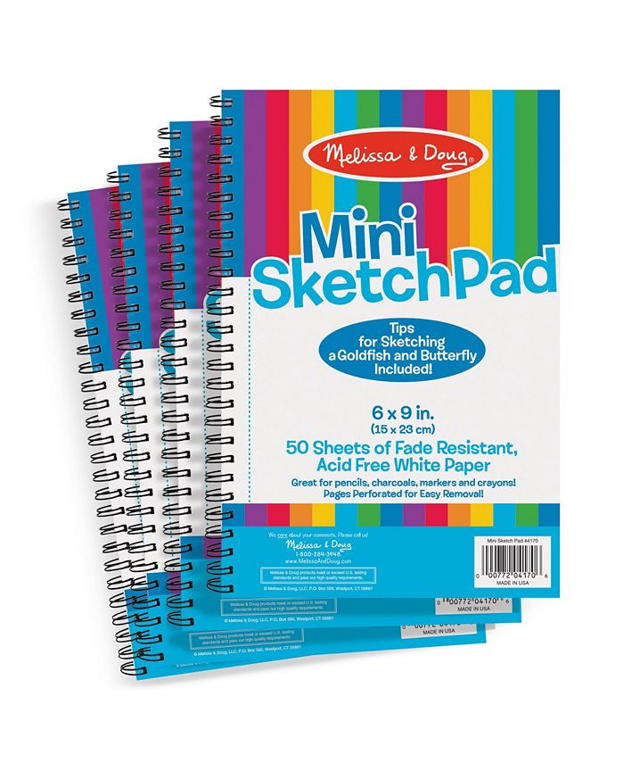 Melissa and Doug Mini Sketch Pad Bundle 4 Pack Macy s