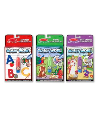 Melissa and Doug - Water Wow Bundle - Animals, Alphabet and Bible Stories