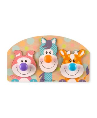 melissa and doug peek a boo touch and feel puzzle