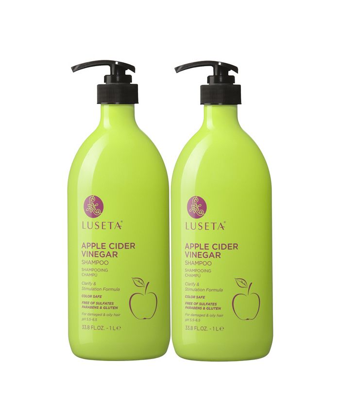 Luseta Beauty Inc Luseta Beauty Apple Cider Vinegar Shampoo & Conditioner Set 67.6 Ounces Macy's