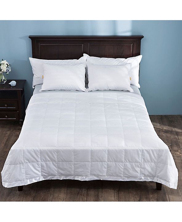 Puredown Lightweight Down Blanket with Satin Weave Full/Queen & Reviews