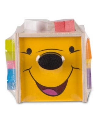 Melissa and Doug CLOSEOUT! Winnie the Pooh Wooden Shape Sorting Cube