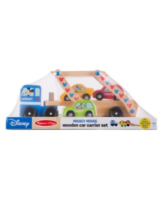 Melissa and Doug - Mickey Mouse Wooden Car Carrier