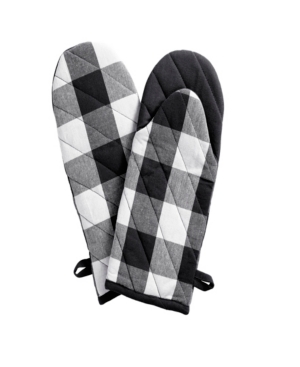 Elrene Farmhouse Living Buffalo Check Oven Mitt Pair