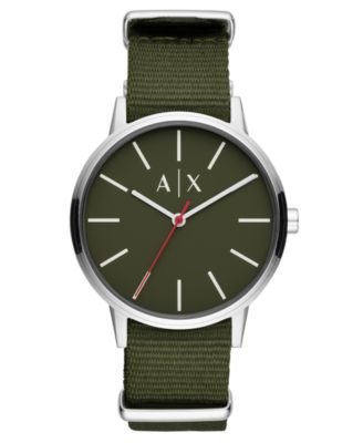 armani exchange green watch