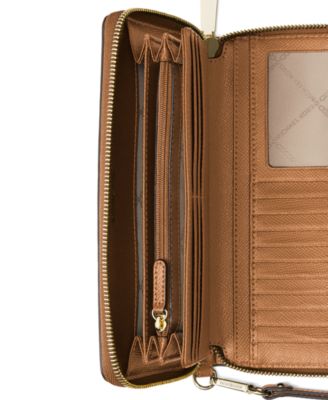 michael kors small crossgrain leather wallet