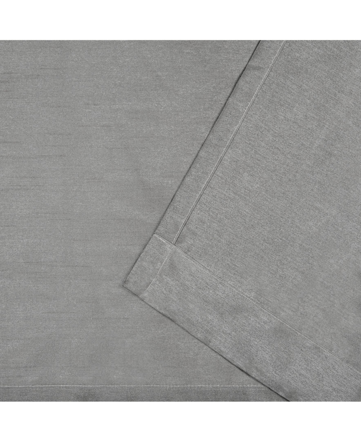 Exclusive Home Curtains Chateau Striped Faux Silk Pinch Pleat Curtain Panel Pair, 27" X 96" In Pink