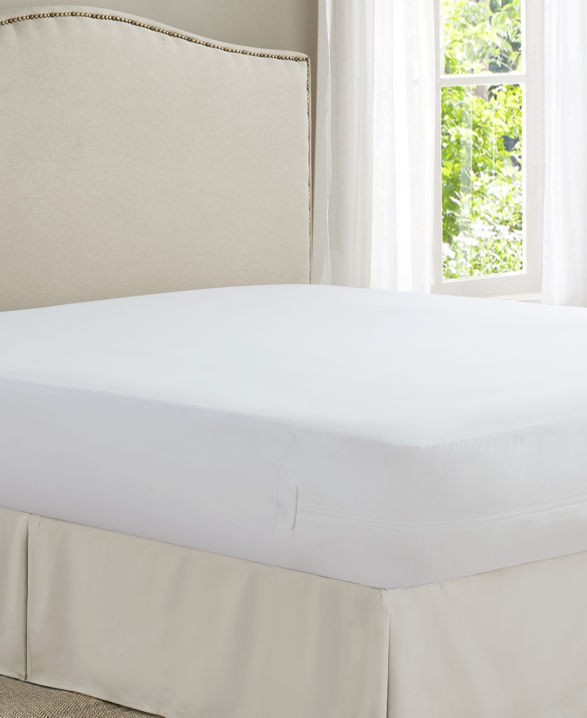 All-In-One Cool Bamboo California King Mattress Protector with Bed Bug Blocker