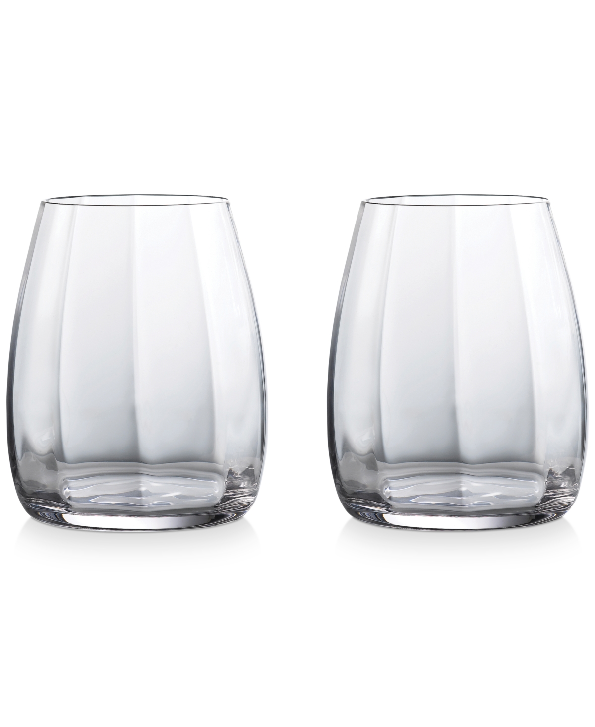 Waterford Elegance Optic Double Old Fashioned Pair In No Color