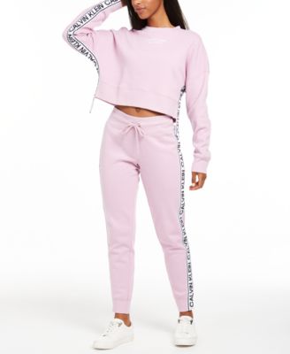 calvin klein pink jogger