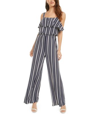 Bar iii store ruffled jumpsuit