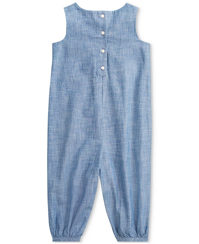 Baby girl shop chambray romper