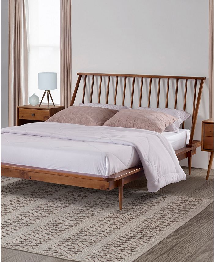 Walker edison spindle top bed queen