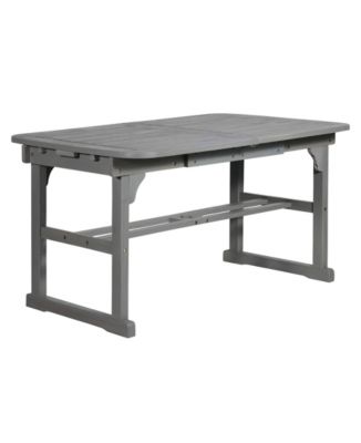 Walker Edison Extendable Outdoor Dining Table